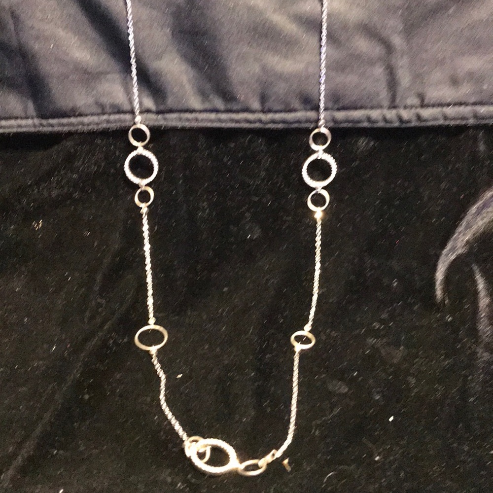 COPY - Sterling silver rhinestone necklace